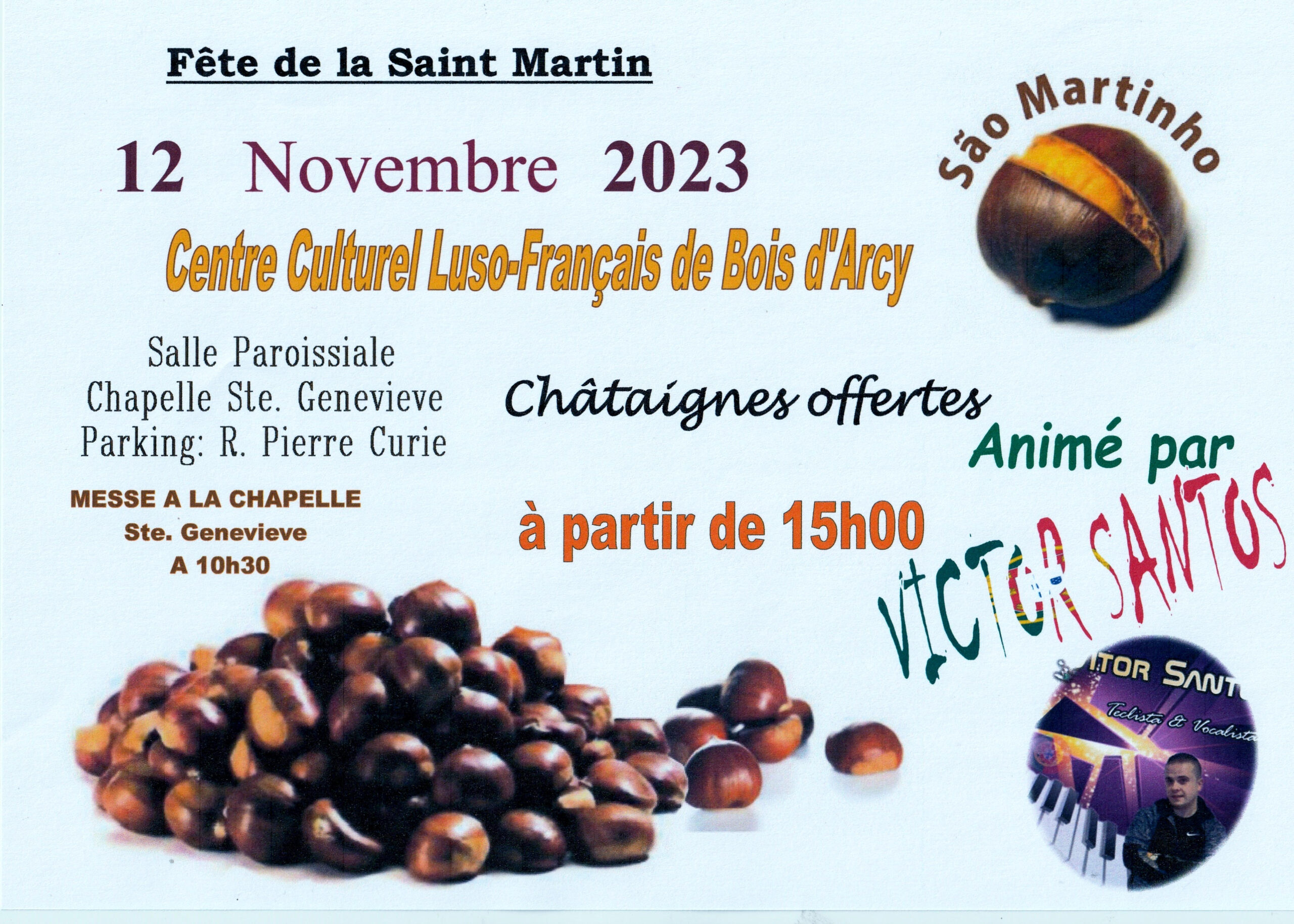 affiche fête de la saint Martin 2023